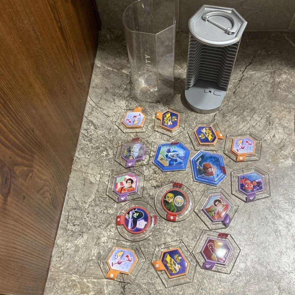 Power Disc Container Disney Infinity‎ 2.0 Discs Lot